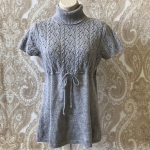 Michael Kors Gray Sweater Knit TurtleNeck  Sz M
